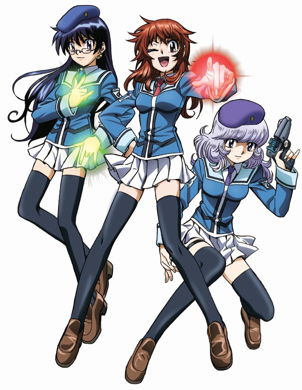 OVA「絶対可憐チルドレン～愛多憎生！奪われた未来？～」イメージ。(C)椎名高志・小学館／私立六條学院中等部