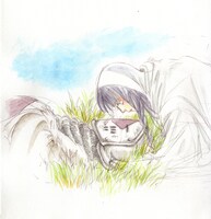 吟鳥子「nagi」カット。