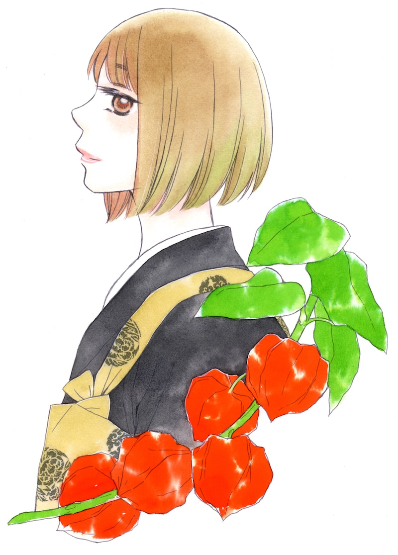 鈴木有布子「星河万山霊草紙」カット。