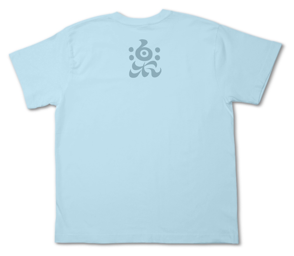 「がくっぽいどＴシャツ LIGHT BLUE」バック。(C)三浦建太郎