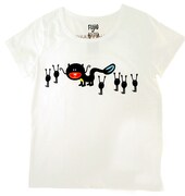 Genevieve GaucklerのデザインしたウナギイヌTシャツ。(C)Fujio Pro / Genevieve Gauckler × Ciaopanic