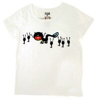 Genevieve GaucklerのデザインしたウナギイヌTシャツ。(C)Fujio Pro / Genevieve Gauckler × Ciaopanic