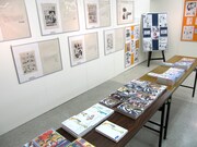 複製原画展示コーナー。