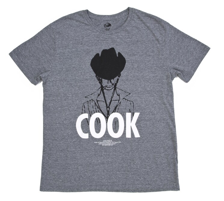 「サンジ」Tシャツは、素材を生かしたデザインがコンセプト。（C）尾田栄一郎/集英社・フジテレビ・東映アニメーション（C）「2009 ワンピース」製作委員会　発売元：（株）バンダイ