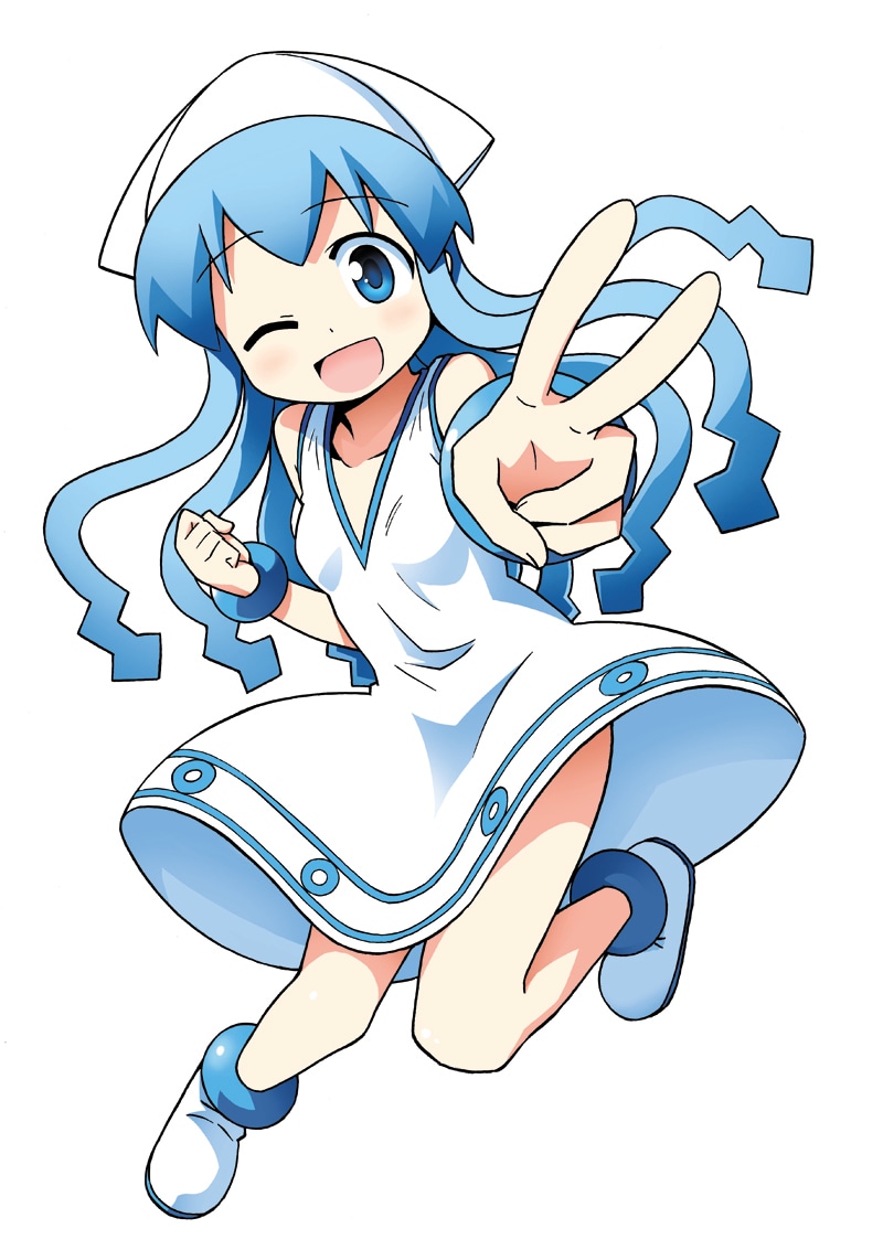 写真は「侵略！イカ娘」原作イラスト。(C)安部真弘／週刊少年チャンピオン