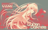 「金色の闇シャンプーボトル」プリントデザイン。(C)矢吹健太朗・長谷見沙貴／集英社・とらぶる製作委員会