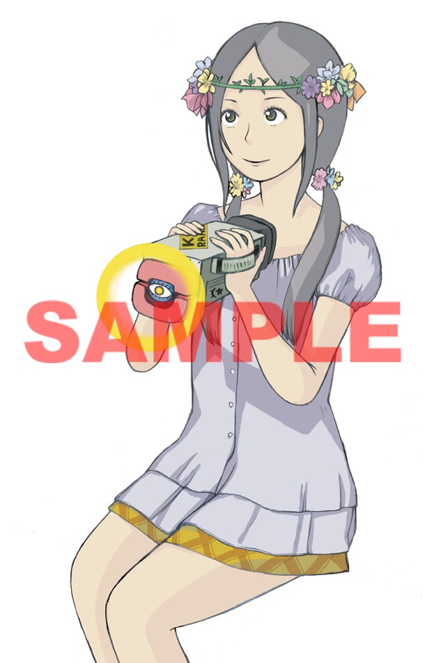 つばな「第七女子会彷徨」1巻購入特典のポストカード。同作のフェア用単行本オビには石黒正数が推薦コメントを寄せている。