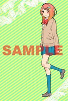 平尾アウリ「まんがの作り方」1巻購入特典のポストカード。