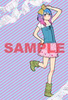 平尾アウリ「まんがの作り方」2巻購入特典のポストカード。