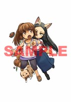 「ねこむすめ道草日記」3巻購入特典のポストカード。