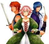 山下友美の新連載「海賊姫～キャプテン・ローズの冒険～」カット。（C）山下友美「プリンセスGOLD」