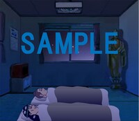 「聖☆おにいさんの部屋」。夜は2人仲良く布団を並べてご就寝。（c）中村光／講談社　（c）講談社／アソビズム