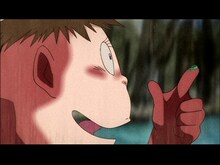 「河童淵」場面カット(C)「水木しげるの遠野物語」アニメプロジェクト