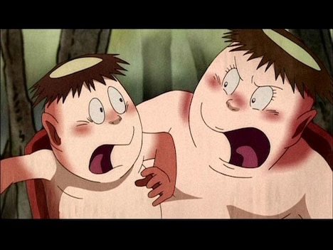 「河童淵」場面カット。アニメはそれぞれ6分程度となる。(C)「水木しげるの遠野物語」アニメプロジェクト