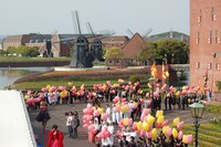 ハウステンボスリニューアルのセレモニー風景。