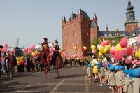 ハウステンボスリニューアルのセレモニー風景。