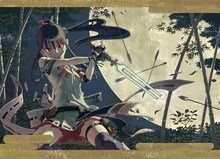 遠藤達哉の新連載「月華美刃」カット。