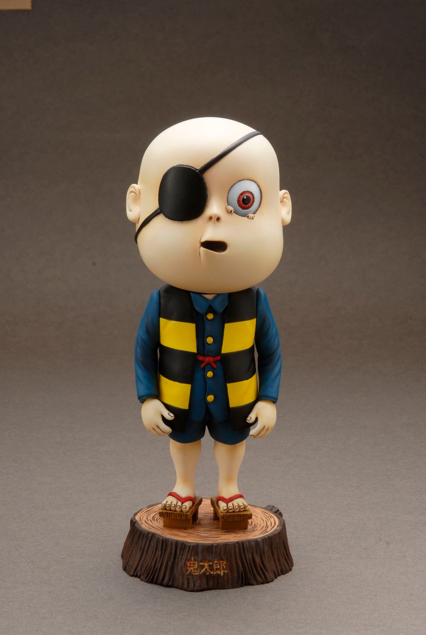 鬼太郎フィギュアのASTROMART限定購入特典、鬼太郎ダメージヘッドバージョン。