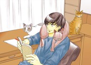 「片桐くん家に猫がいる」吉川景都初の複製原画展