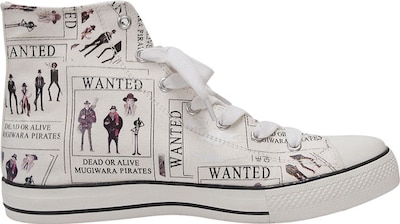 「麦わらの一味」モデルのスニーカー。(C)尾田栄一郎／集英社・フジテレビ・東映アニメーション