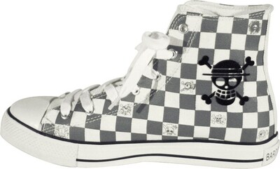 「海賊旗」モデルのスニーカー側面内側。(C)尾田栄一郎／集英社・フジテレビ・東映アニメーション