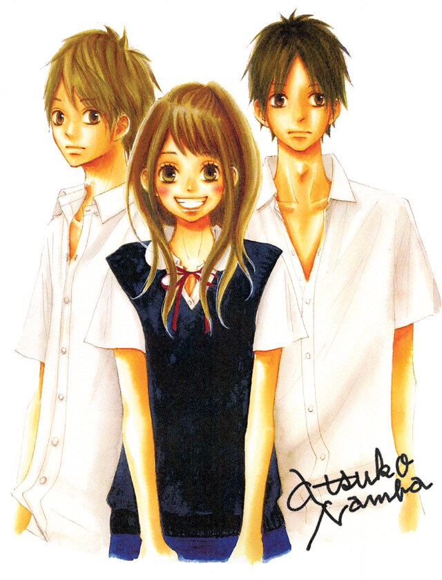 プレゼントされるサイン入りカラー複製原画。（Ｃ）南波あつこ／講談社