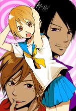 八田鮎子の新連載「ぐるぐるめぐる」カット。