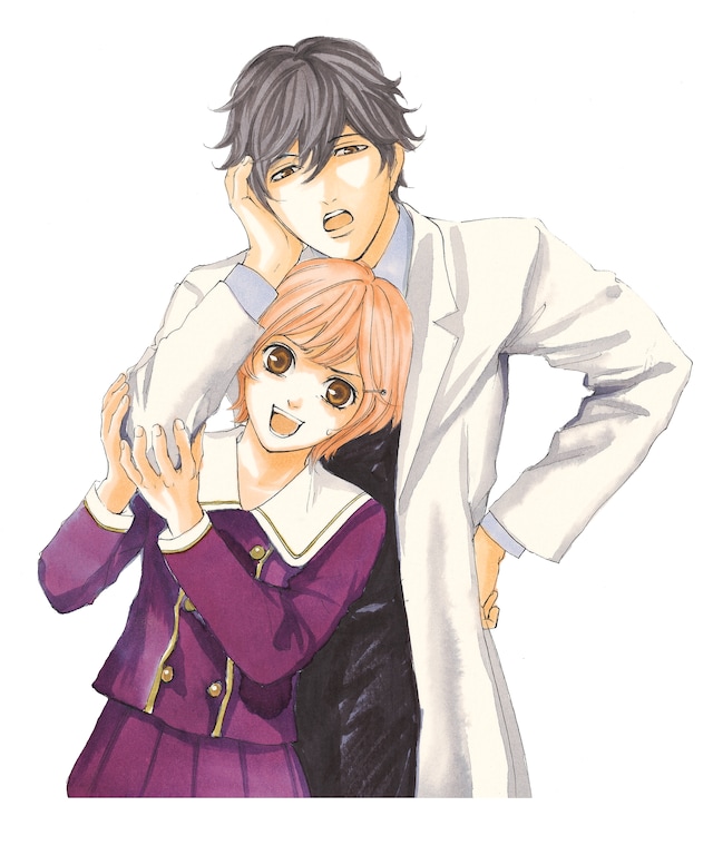 霜月かよ子の新連載「彼はディアボロ！」カット。