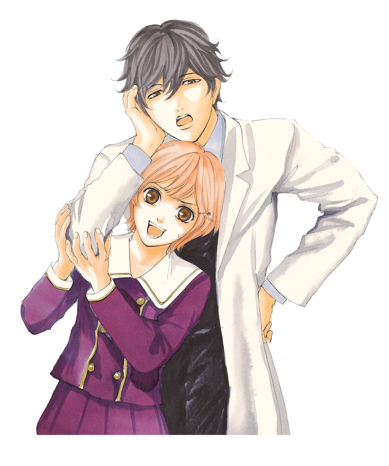 霜月かよ子の新連載「彼はディアボロ！」カット。