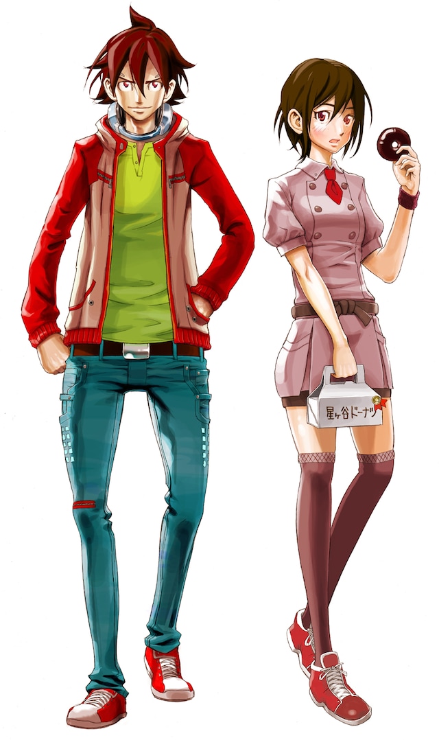 木村聡がジャンプSQ.19で連載を開始する「地球侵略！コルレニオス」カット。