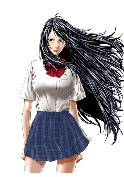 小金丸大和原作、高橋伸輔作画による新連載「遊撃少女遊美」カット。