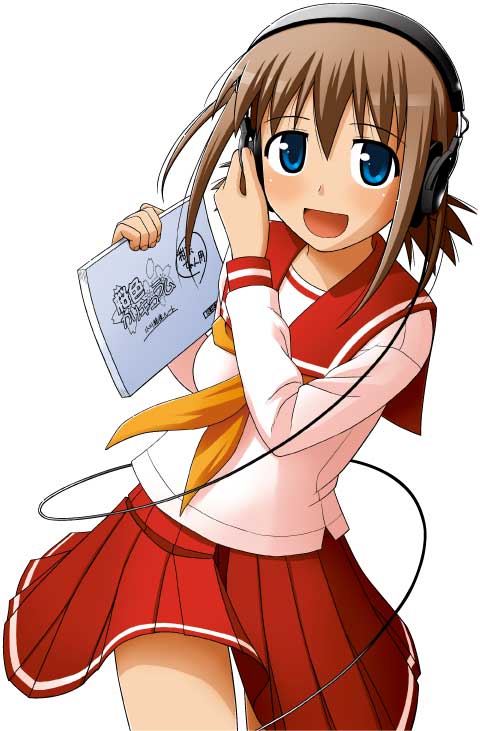 紺野あずれ「こえでおしごと！」イメージカット。