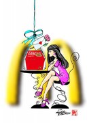 モンキー・パンチの作品「マックな憩い」