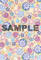 「振袖いちま」上巻に付属する千代紙図案。