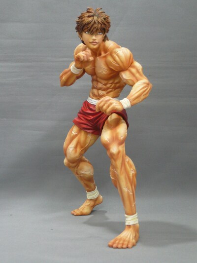 「RDF/範馬刃牙 強きを求めし者」通常版。刃牙のトレードマークである四肢に巻いたテーピングや頭髪のクセも細部まで再現。(C)板垣恵介/FWD