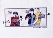 ホワイトTシャツのプリントアップ。