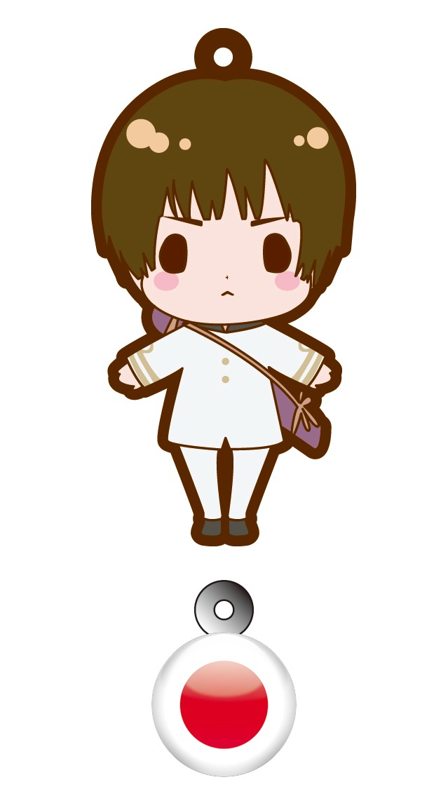 日本のラバーストラップ。(C)2008 HIMARUYA HIDEKAZ／GENTOSHA COMICS INC.