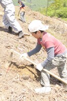 植林開始イベントの様子。　撮影／武田 諭