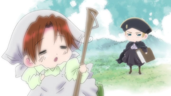 アニメ「ヘタリア Axis Powers」より。(C)2008 日丸屋秀和 アニメ「ヘタリア Axis Powers」より。(C)2008 日丸屋秀和