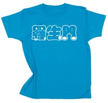 天久聖一＋ヨシマルシンによるTシャツ「羅生門」は、文学とマンガをかけあわせたロゴシリーズの一環。見覚えがあるのは気のせいではない。