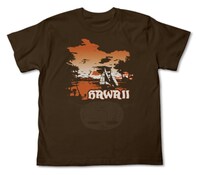 「怒りのかわうそTシャツ」フロント。(C)吉田戦車・小学館／ＵＤＰＪ