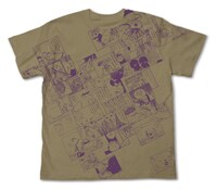 「伝染るんです。オールプリントコマTシャツ」カラーバリエーションのひとつ。(C)吉田戦車・小学館／ＵＤＰＪ