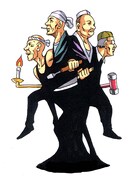 バンチ新連載、とんだばやしロンゲ描く職人ギャグワールド