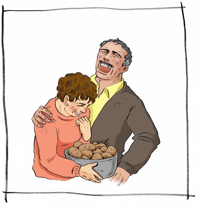 ヤマザキマリがつづる中高年限定のラブストーリー「地球恋愛（仮）」カット。