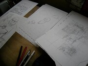 いがらしの生原稿。