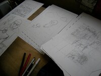 いがらしの生原稿。