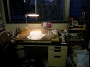 いがらしの仕事机。