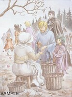 展示される「ベルセルク」のイラスト。（C）2010 三浦建太郎・スタジオ我画