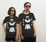 「アシュラマン」Tシャツ黒。(C)ゆでたまご／集英社・東映アニメーション