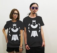 「アシュラマン」Tシャツ黒。(C)ゆでたまご／集英社・東映アニメーション